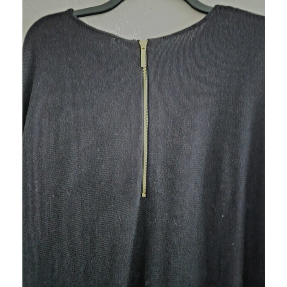 SWEATER-Michael Kors-Black-Long Length-Zipper-Long Sleeves-Size Large - Picture 5 of 13